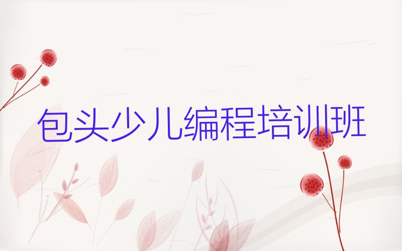 包头少儿编程培训班