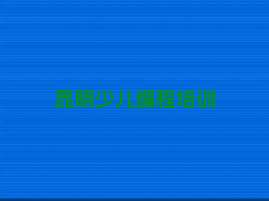昆明呈贡区雨花街道少儿编程培训学校