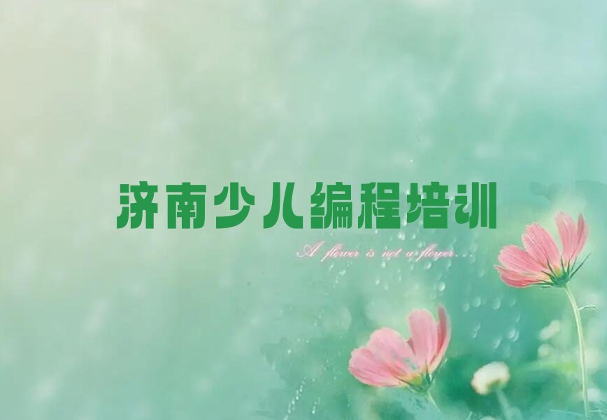 济南济阳区少儿编程培训中心