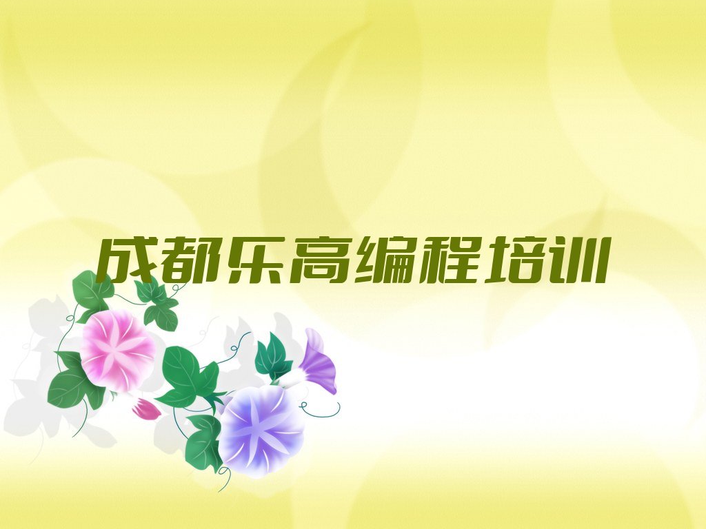 成都乐高编程培训学校