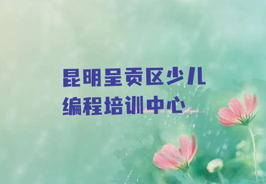 十大昆明呈贡区scratch趣味编程班排行榜