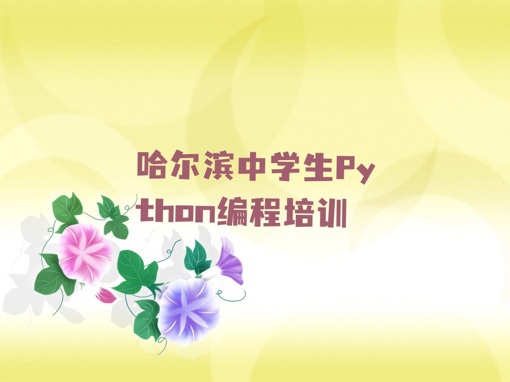 十大哈尔滨双城区中学生Python编程培训学校哪个好精选名单排行榜汇总排行榜
