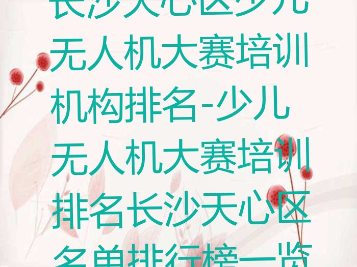 长沙天心区少儿编程培训学校