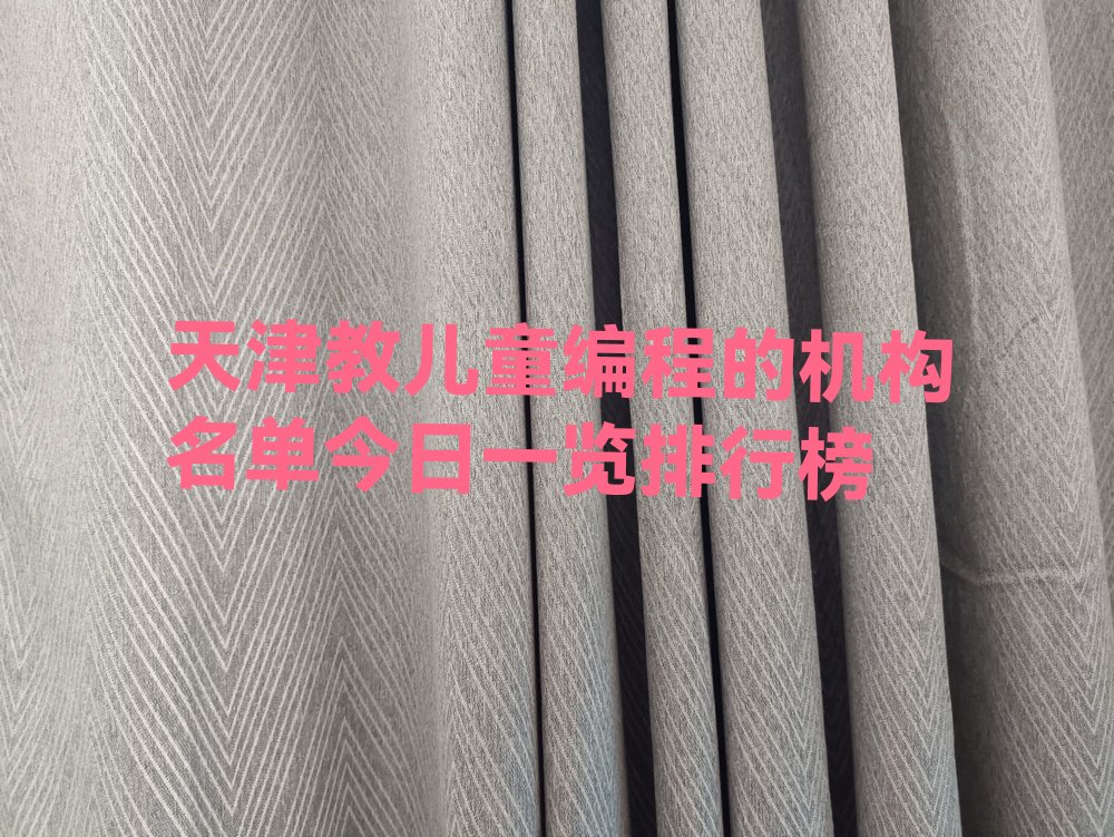 天津西青区少儿编程培训班