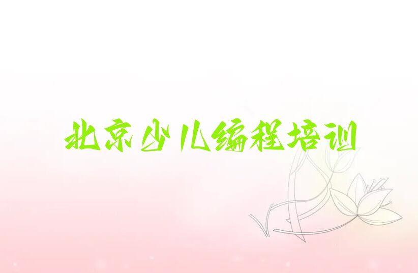 青少年编程