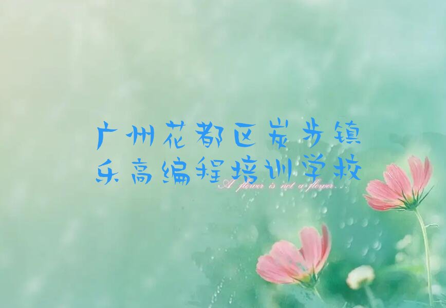 广州花都区炭步镇乐高编程培训学校