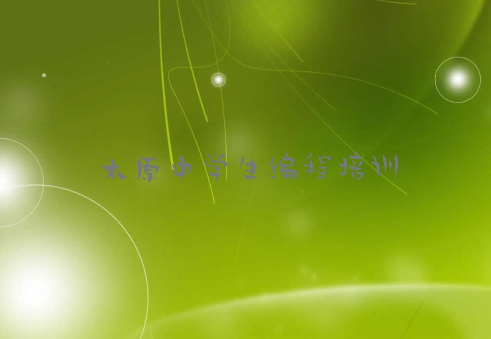 中学生编程