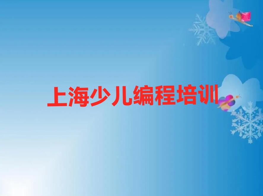 上海闵行区娃娃编程培训学校