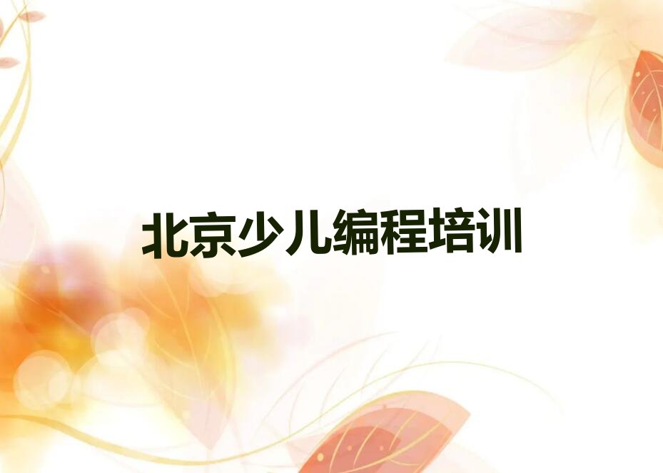 十大2025年北京羊坊店街道哪里有学孩子编程名单精选一览排行榜排行榜
