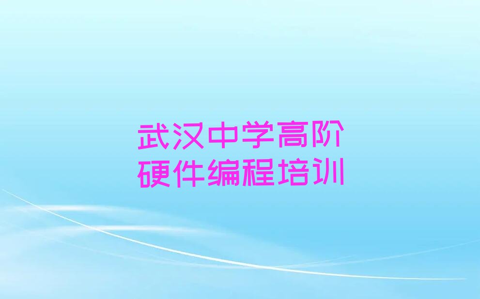十大中学高阶硬件编程武汉蔡甸街道中学高阶硬件编程面授培训班-武汉蔡甸区童程童美中学高阶硬件编程班排行榜一览排行榜