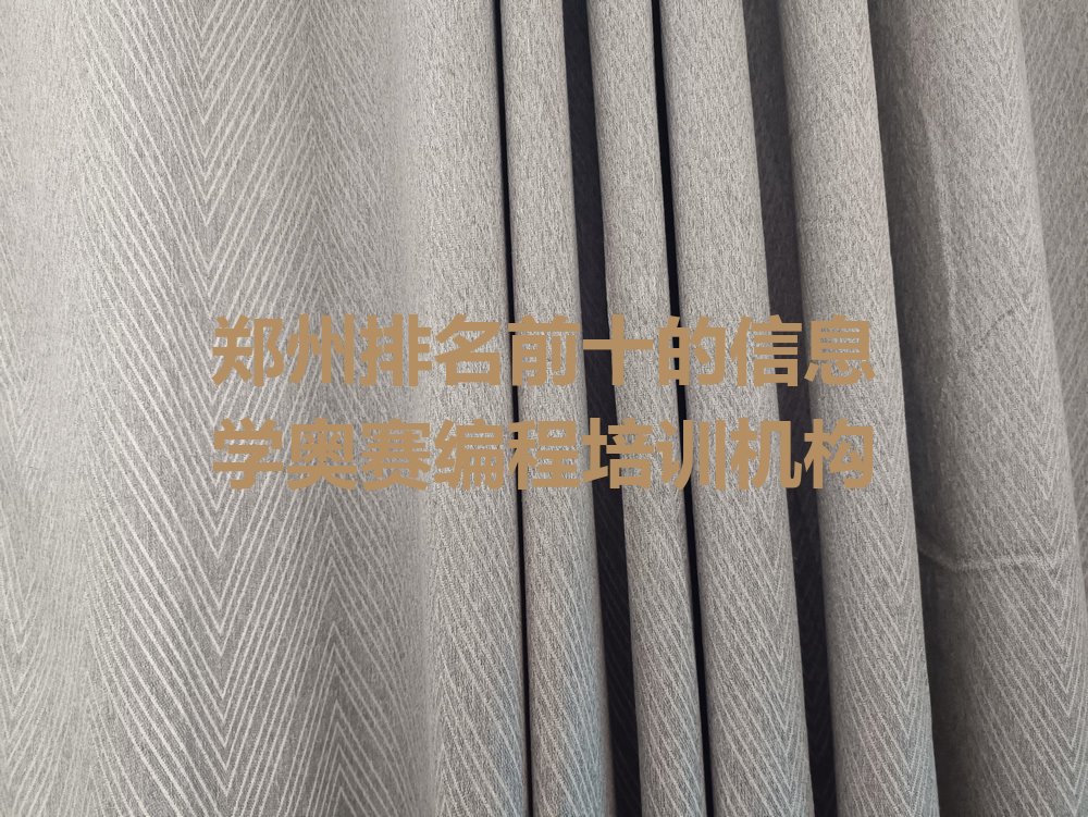郑州管城回族区信息学奥赛编程培训学校