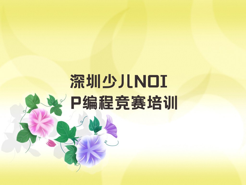十大深圳盐田区少儿NOIP编程竞赛培训学校要学多久才能学会推荐排名名单一览表排行榜