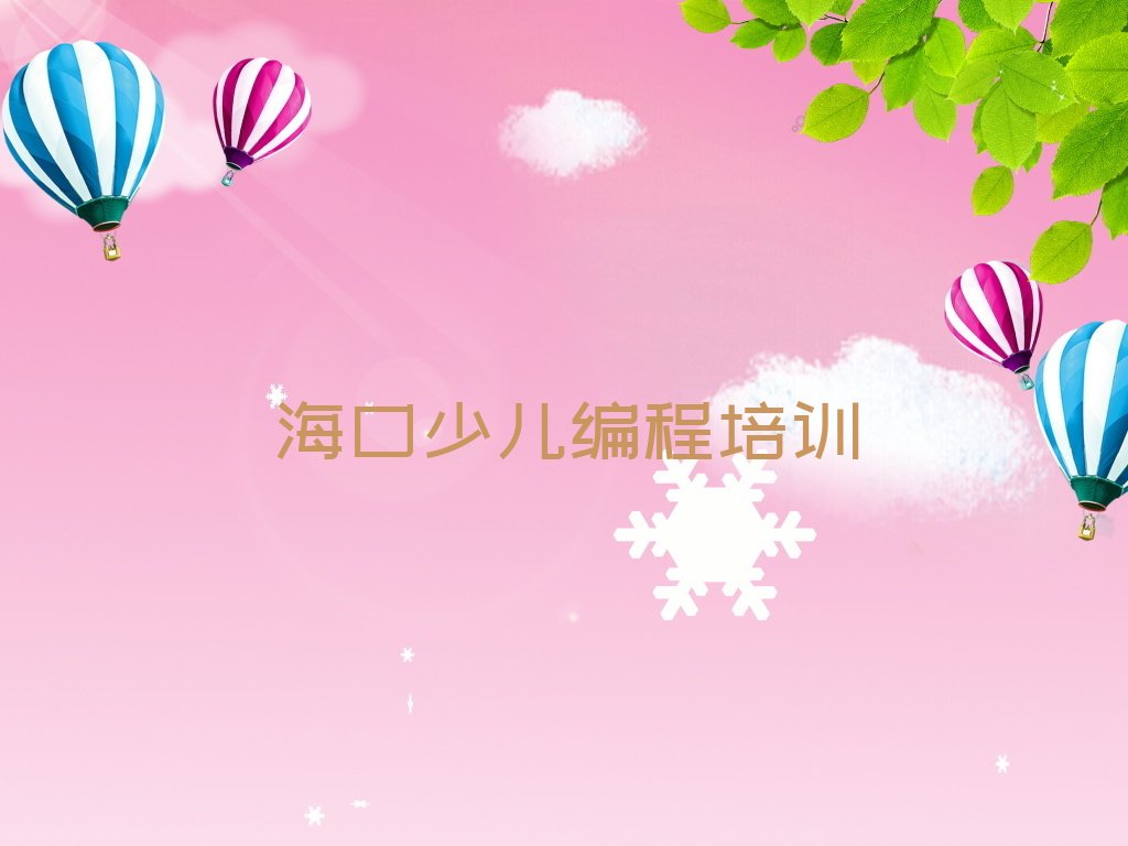 海口美兰区c语言少儿编程培训学校