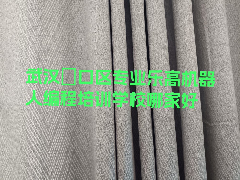十大武汉硚口区专业乐高机器人编程培训学校哪家好排行榜