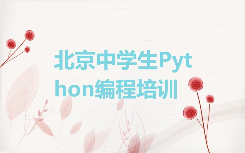 北京少儿编程培训