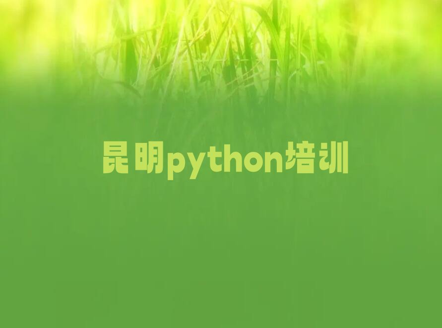 昆明盘龙区双龙街道python培训学校