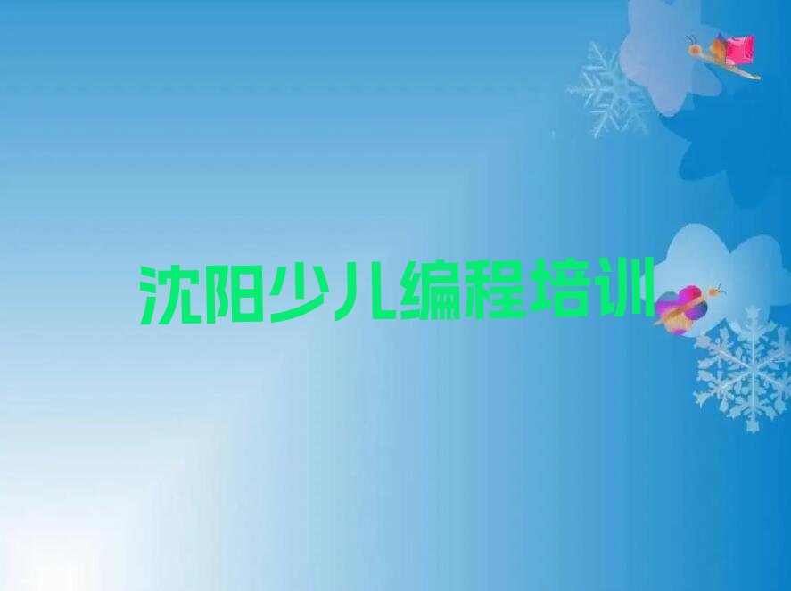 沈阳少儿编程培训班
