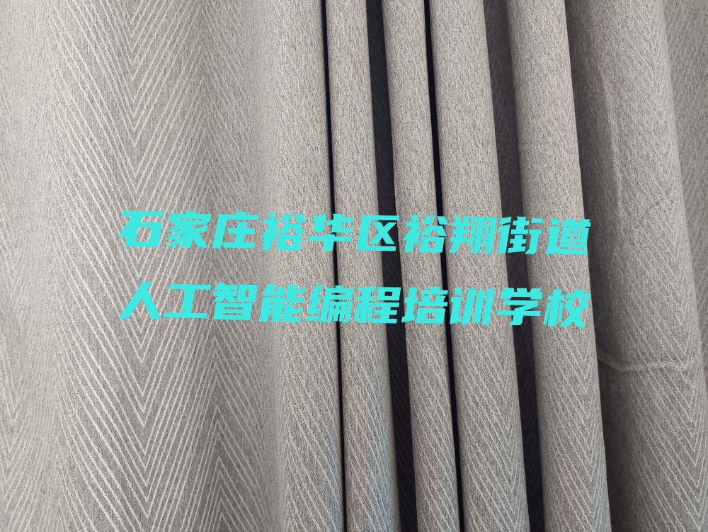 石家庄裕华区裕翔街道人工智能编程培训学校