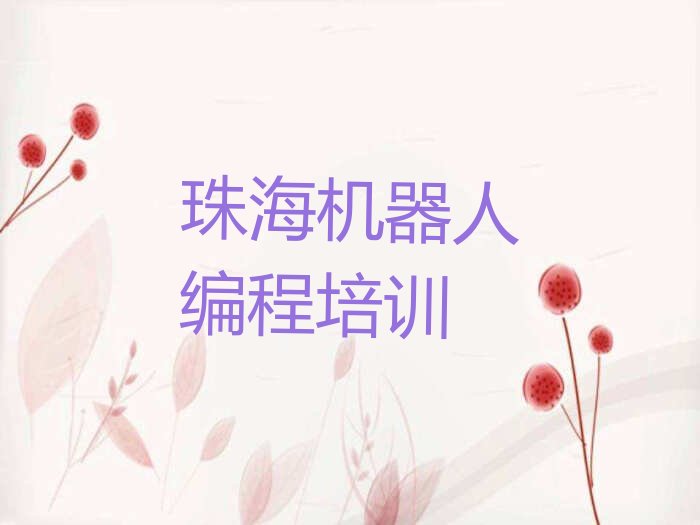 珠海少儿编程培训中心