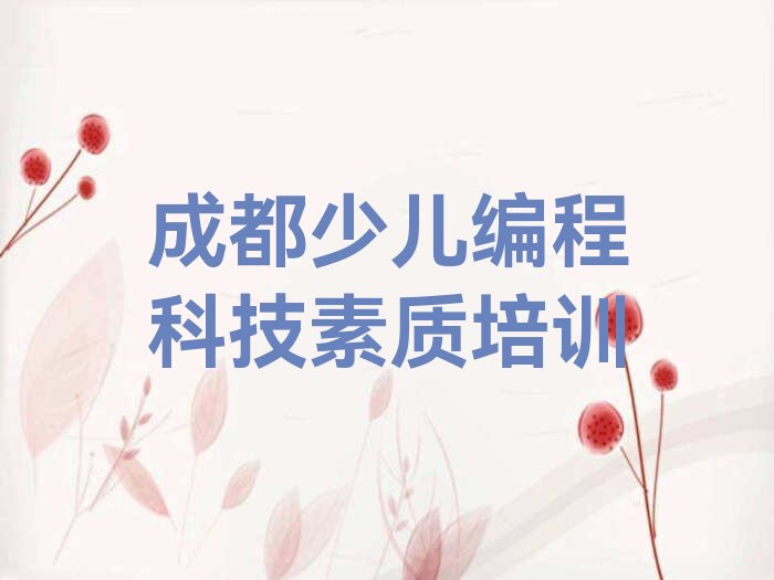 成都少儿编程培训学校