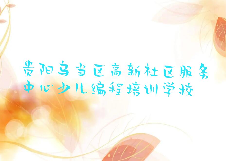 小孩编程