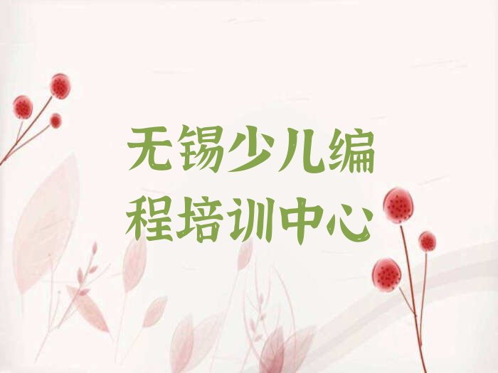 无锡少儿编程培训中心