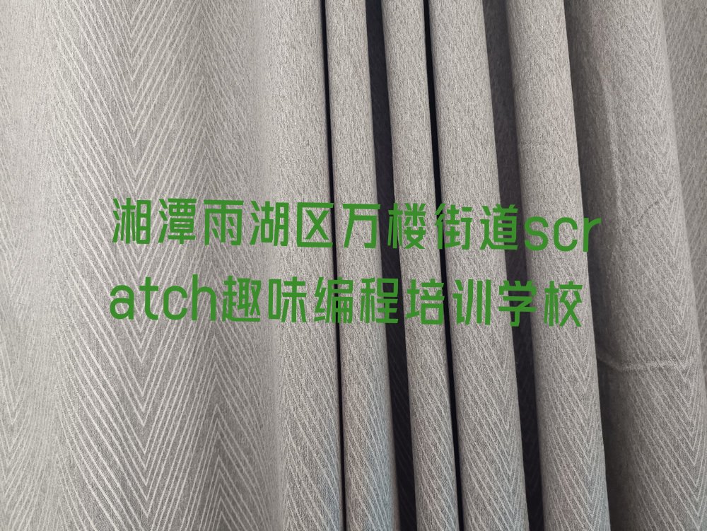 湘潭雨湖区万楼街道scratch趣味编程培训学校