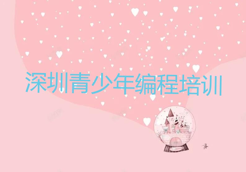 深圳少儿编程培训学校