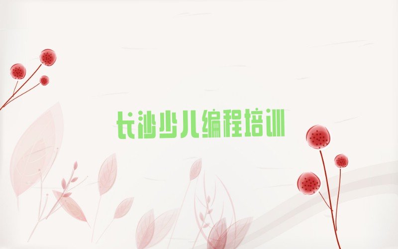 长沙望城区少儿编程培训学校