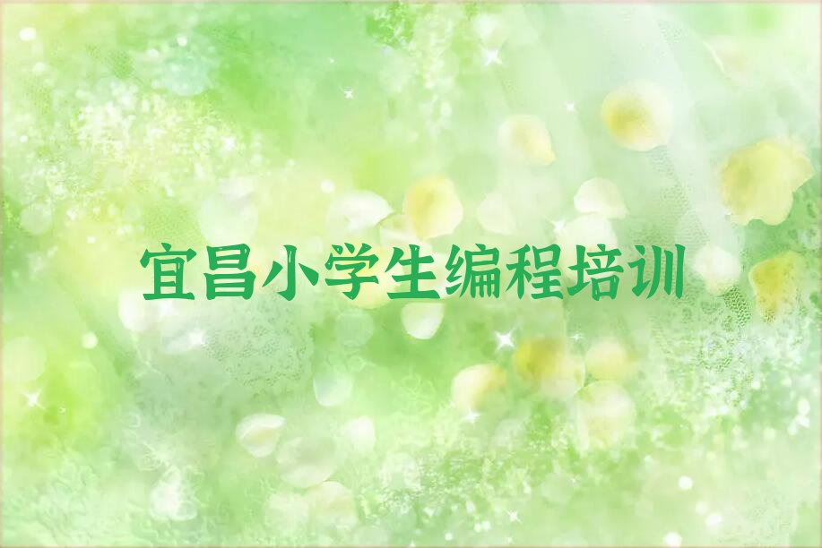 宜昌夷陵区小学生编程培训学校