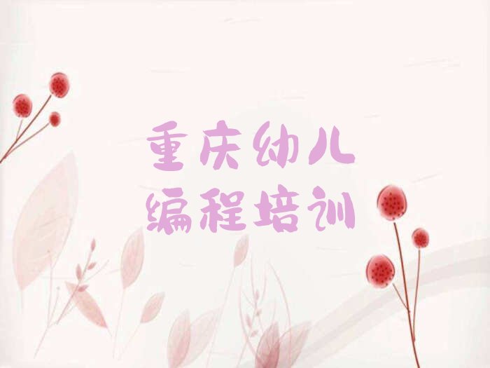 十大重庆梁平区幼儿编程培训多少钱一节课啊排行榜