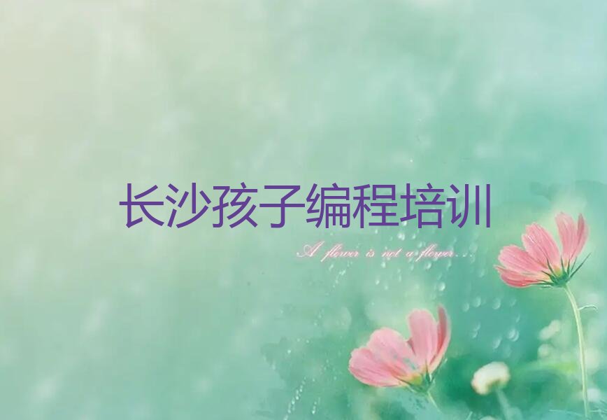 十大长沙排名前十的孩子编程机构排行榜