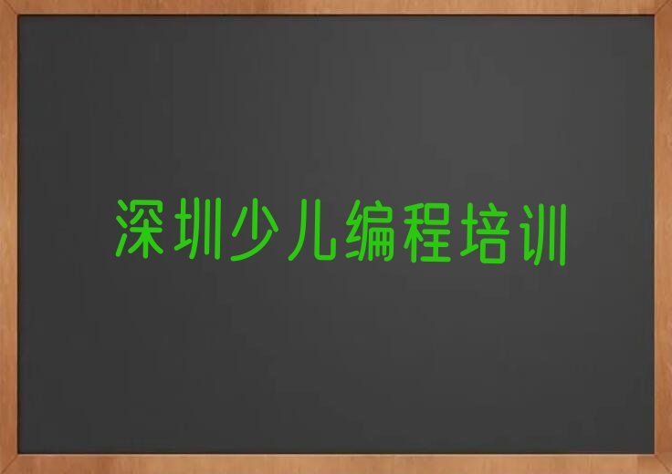 深圳宝安区燕罗街道小儿编程培训学校