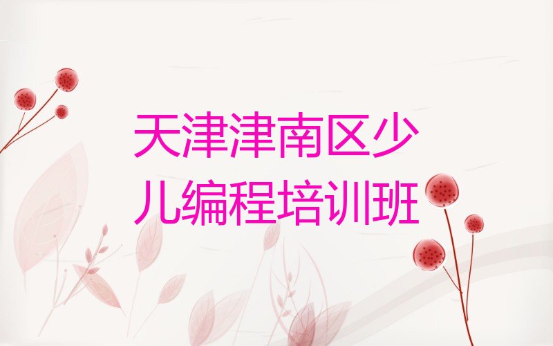 天津津南区少儿编程培训班