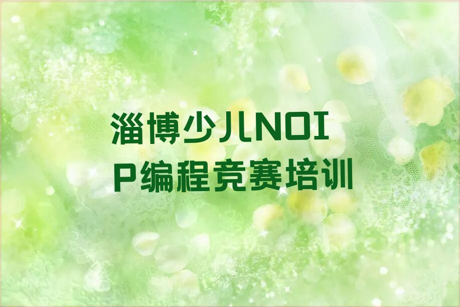 淄博周村区青年路少儿NOIP编程竞赛培训学校