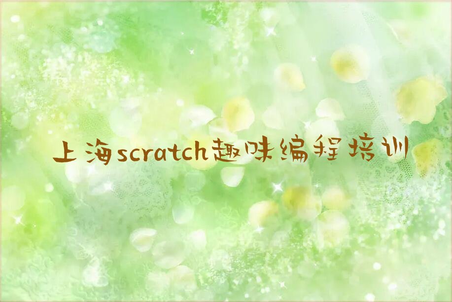 上海松江区scratch趣味编程培训学校