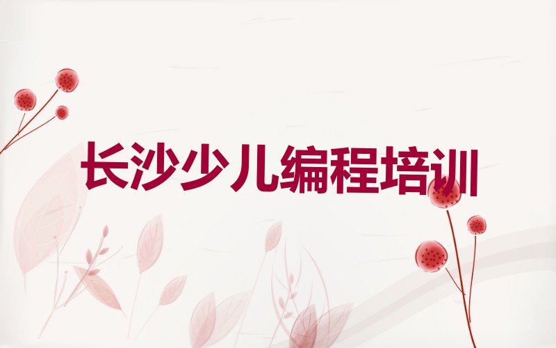 长沙望城区白沙洲街道少儿编程Python培训学校