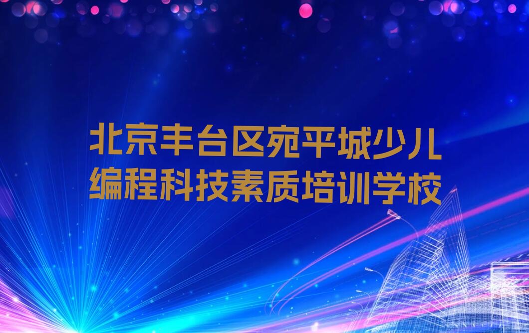 少儿编程科技素质