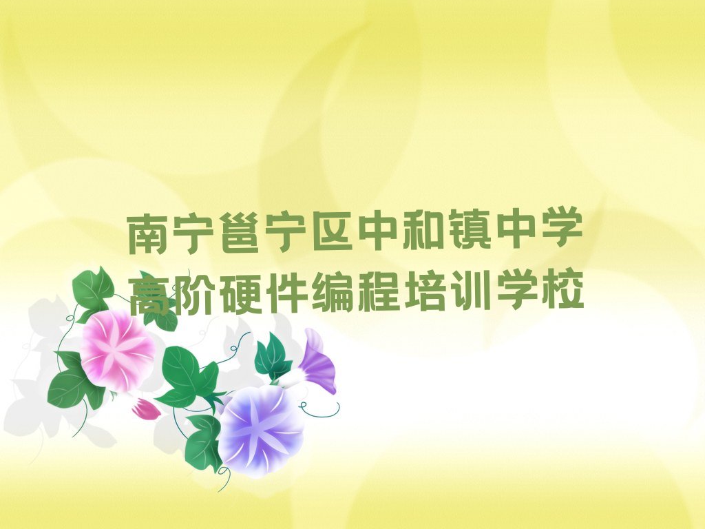 十大中学高阶硬件编程南宁中和镇中学高阶硬件编程培训机构哪个靠谱-南宁中学高阶硬件编程培训班人气排行榜一览表排行榜