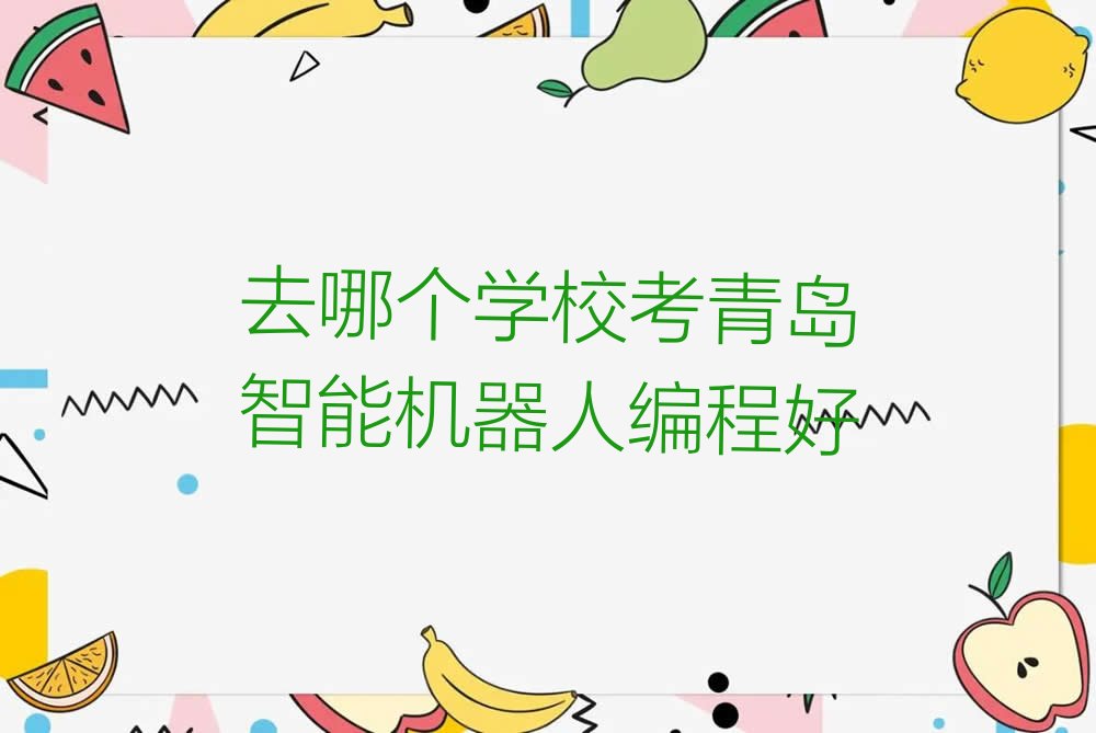青岛市南区少儿编程培训班