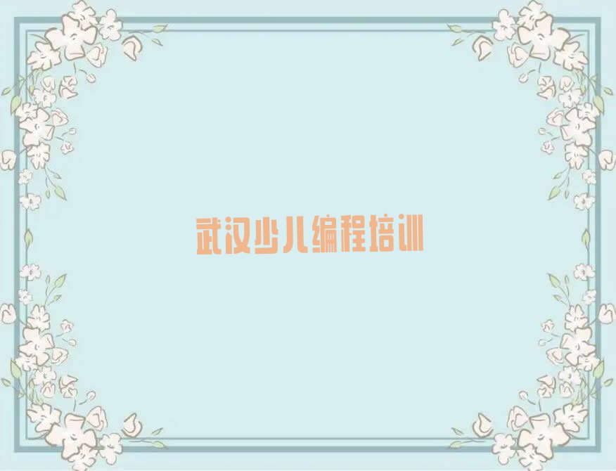 武汉东西湖区农科所管理处少儿编程培训学校