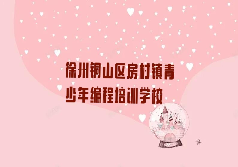 十大徐州青少年编程那家好排行榜