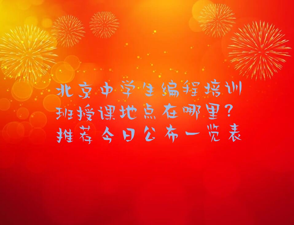 中学生编程