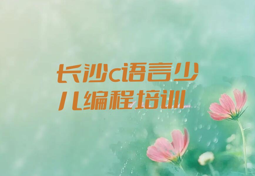 长沙芙蓉区少儿编程培训