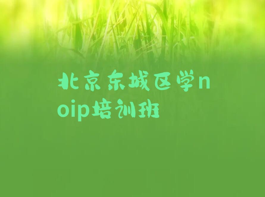 北京东城区少儿编程培训中心