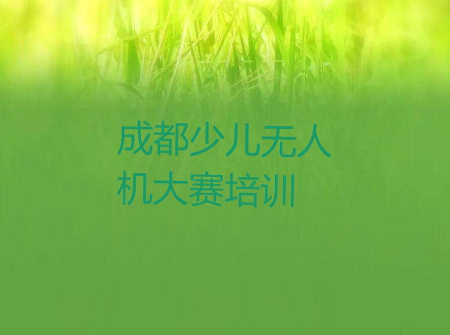 十大成都温江区少儿无人机大赛培训学校学费一般多少钱排行榜