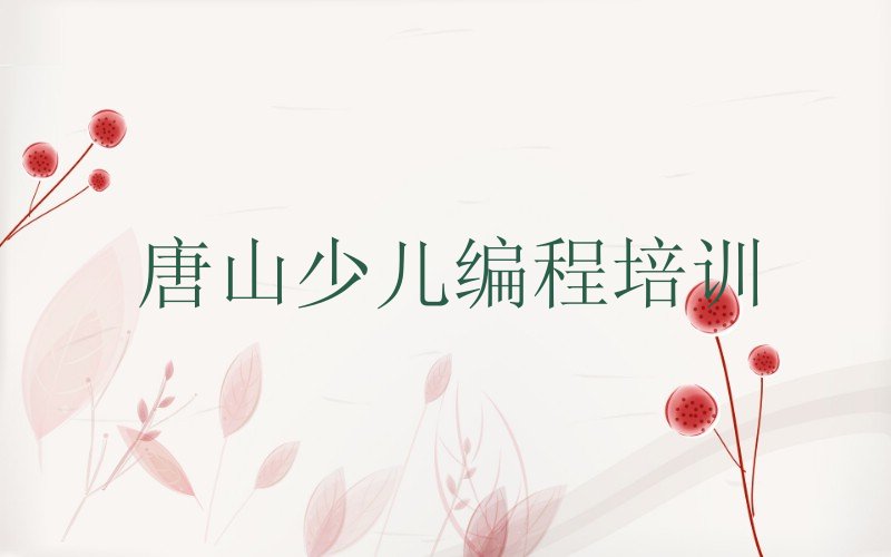 唐山少儿编程培训学校
