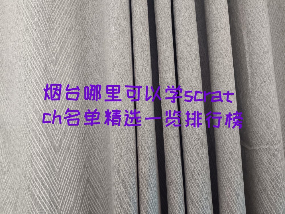 十大烟台哪里可以学scratch名单精选一览排行榜排行榜