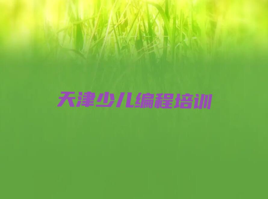 天津少儿编程培训班
