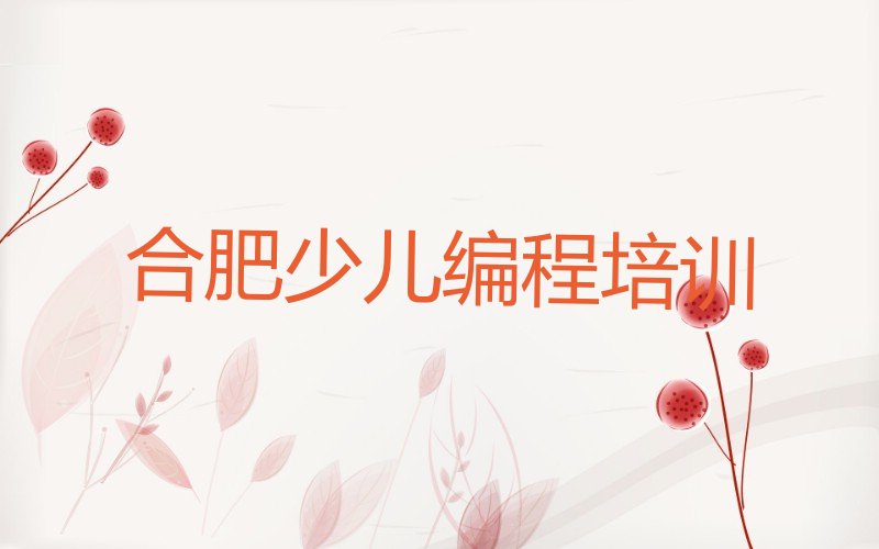 十大2025年儿童编程培训班排行榜合肥包河区最新推荐排名名单一览表排行榜